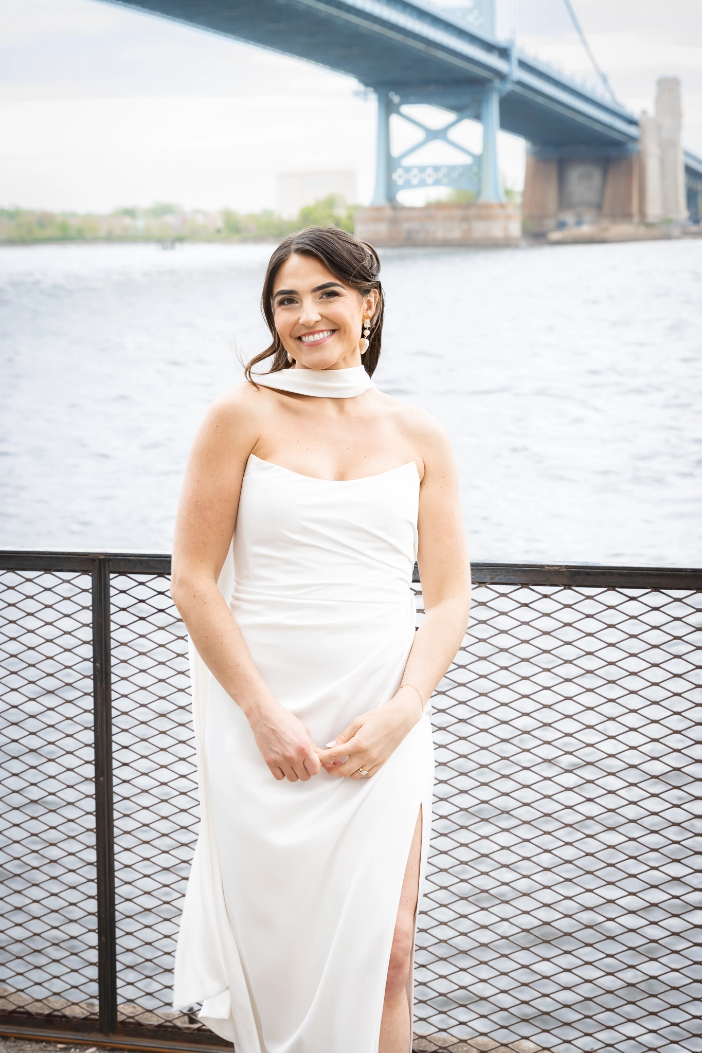 bride smiling