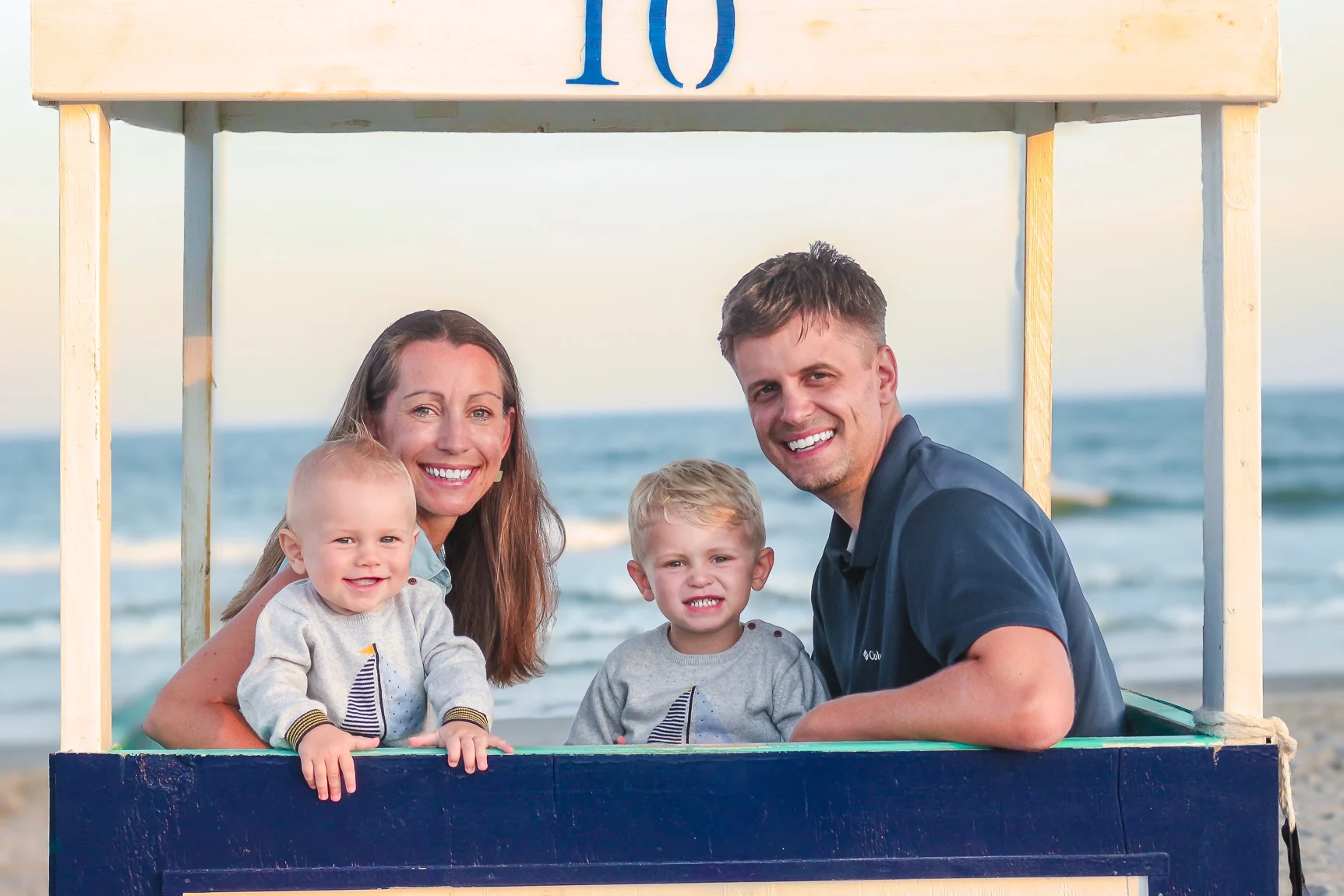 Family beach photos in Ocean City, NJ